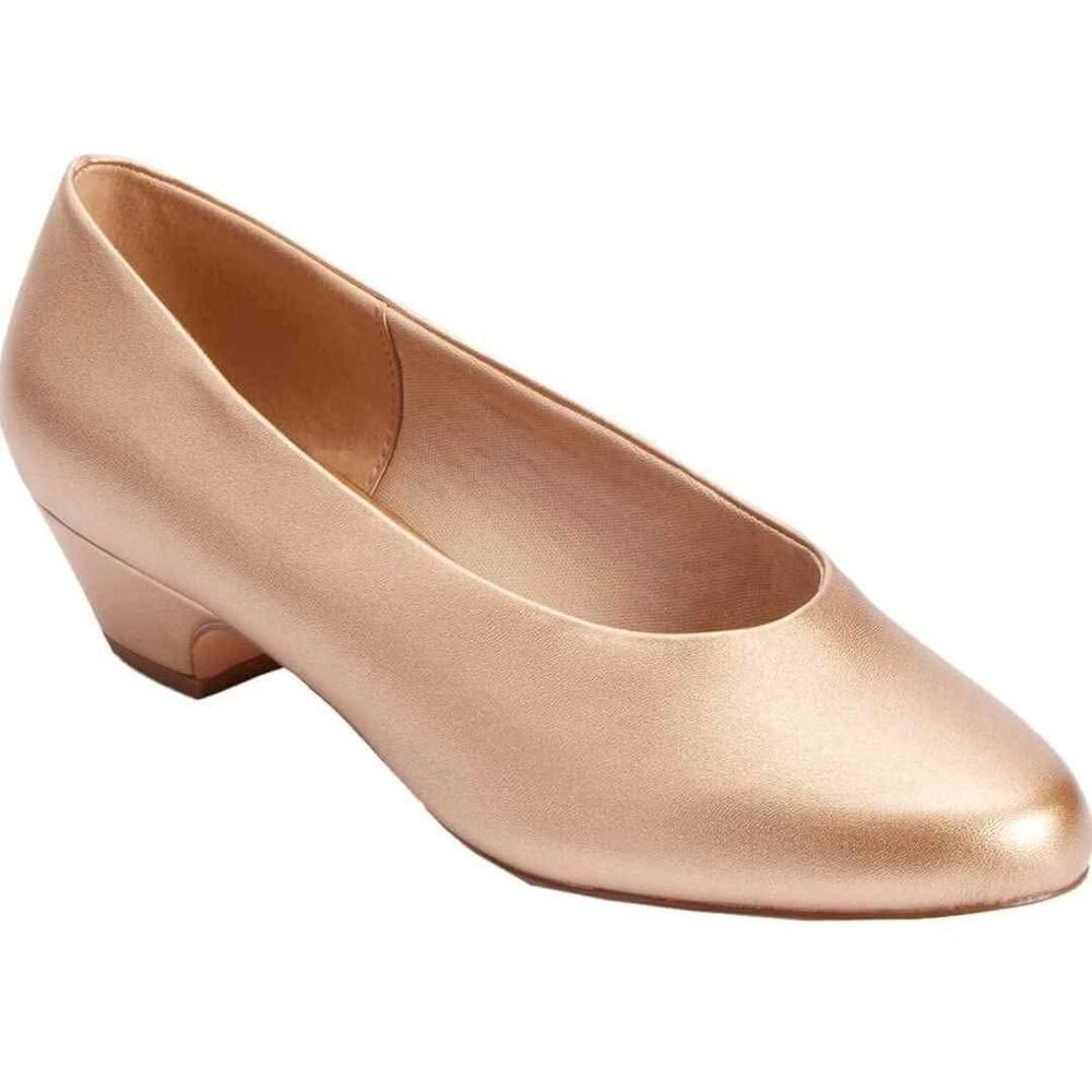 Comfortview Women's Wide Width The Vida Pump Gold Size 8W